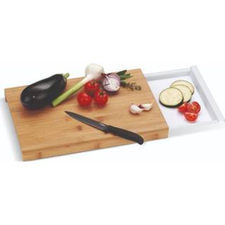 👉 Bamboe snijplank One Size bruin Snijplank, 25.5 cm x 38 - Kela | Klara 4025457125164