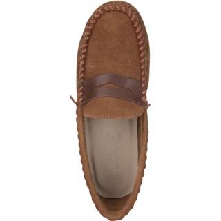 👉 Mocassin van een mooie leermix Studio W Cognac