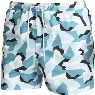 👉 Björn Borg sylvester nordic camo zwemshort blauw - S