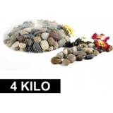 👉 Vissenkom multi steen active 4x Kleine steentjes 1 kg