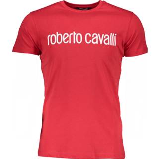 👉 Short sleeve katoen l t-shirts male rood Roberto Cavalli Hst68f 8058044897706 8058044897683 8058044897690