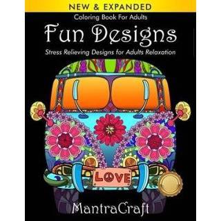 👉 Engels mannen Coloring Book For Adults: Fun Designs: Stress Relieving Designs Adults Relaxation: (MantraCraft Books Series) 9781945710223