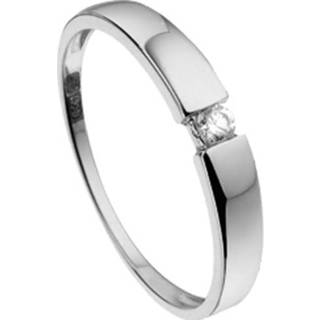 👉 Zirkonia witgoud One Size zilverkleurig TFT Ring 8718834580569