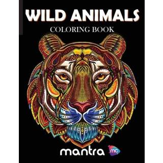 👉 Engels Wild Animals Coloring Book 9781950888993