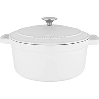 👉 Gietijzeren braadpan wit gietijzer Daumonet - Rond Ø 26 Cm 8720246684131