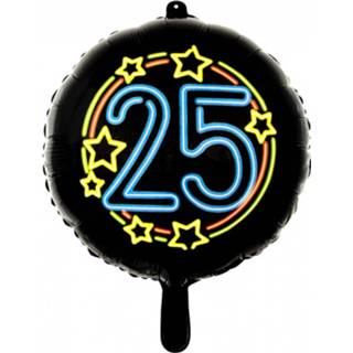 👉 Folieballon zwart Wefiesta 25 Neon 45 Cm 5712735017431