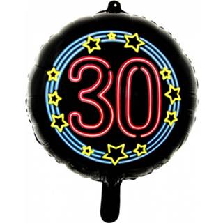 👉 Folieballon zwart Wefiesta 30 Neon 45 Cm 5712735017448