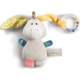 👉 Rammelaar pluche polyester grijs Nici Donkey Muli 15 X 8 5,5 Cm Pluche/polyester 4012390420807