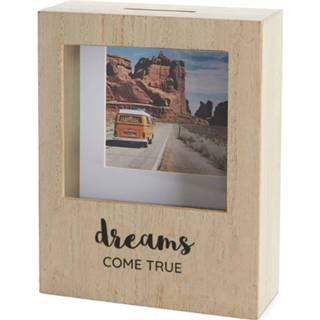 👉 Spaarpot MDF Balvi Dreams 19,5 X 14,5 5 Cm Naturel 8430306272443