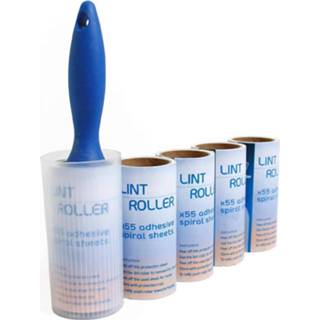 👉 Pluizenroller polyester blauw Laundryspecialist® - Incl. 4 Navullingen 8719244803101