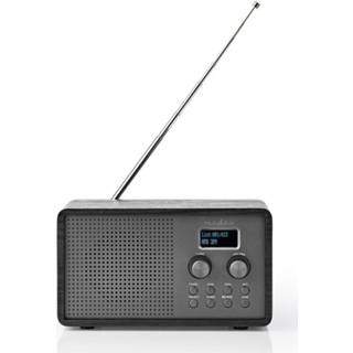 👉 Draagbare radio zwart active DAB+ - 4,5W Klok en Wekkerfunctie 5412810320301