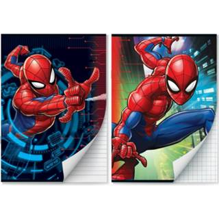 👉 Schrift multikleur Spider-man Schriften Lijn En Ruit 10 Mm A4 - 4 Stuks 9098998029982