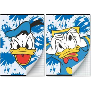 👉 Schrift multikleur Donald Duck Schriften Lijn En Ruit 10 Mm A4 - 4 Stuks 9098998030575