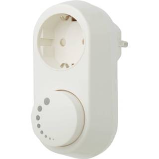 👉 Wit Ecodim - Led Stekkerdimmer Eco-dim.06 Fase Afsnijding Rc Opbouw Enkel Knop 0-150w 8719322370976