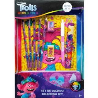 👉 Papier multikleur Dreamworks Kleurset Trolls: World Tour Junior 22-delig 5949043759580