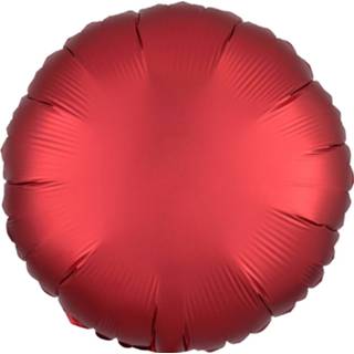 👉 Folieballon rood Amscan Satin Luxe Sangria 43 Cm 26635385831