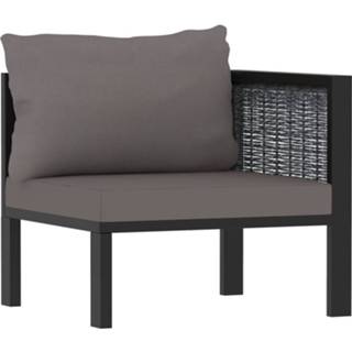 👉 Hoekbank antraciet synthetisch Vidaxl Sectioneel Met Linkerarmleuning Poly Rattan 8719883994475