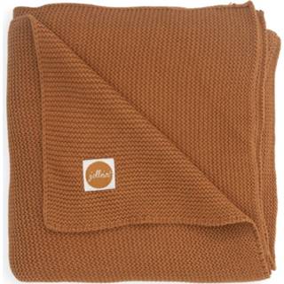 👉 Deken bruin Jollein Ledikant 100 X 150 Cm Basic Knit Caramel 8717329358560