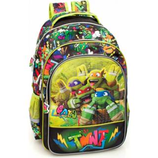 👉 Schooltas multikleur Ninja Turtles 3 Vaks A4 Vanaf 6 Jaar 5607372722131
