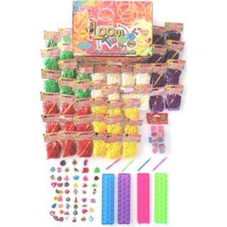 👉 Parfum XXL multikleur Loom Twister Loombandsset Met Geur Multi 15200-delig 9501152868476