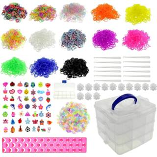 👉 Roze Loom Twister Loombandsset Junior 8556-delig 9501187244788