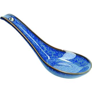 👉 Blauw porselein Mikasa Rijstlepel Satori 13 X 4,5 Cm 5057982056193