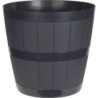 👉 Wijnvat zwart Relaxwonen - Bloempot Uniek 28cm Diameter 8719987854811