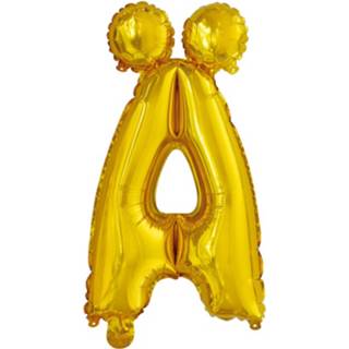 Folieballon goud goudkleurig Globos SymboolÄ 16 Cm 5712735007708