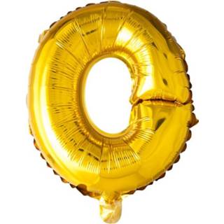 👉 Folieballon goud goudkleurig Globos Letter O 102 Cm 5712735005506