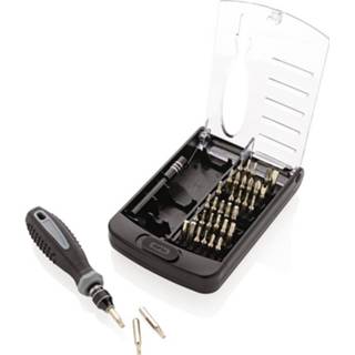 👉 Gereedschapset zwart staal polypropyleen Xd Collection Gereedschapsset Staal/polypropyleen 38-delig 8714612121306