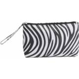 Toilettas zwart wit katoen vrouwen Siretessile Giraf Dames 17 Cm Zwart/wit 8028558426143