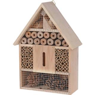 👉 Insectenhotel hout Pro Garden 22 X 9 30 Cm Naturel 8719202916546