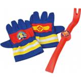 👉 Handschoenen kunststof rood Simba En Koevoet Brandweerman Sam Junior 28 Cm 4006592064471