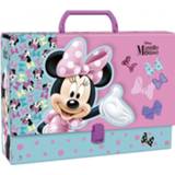👉 Opbergkoffer paars karton meisjes Disney Minnie Mouse 33 Cm 5901130081561