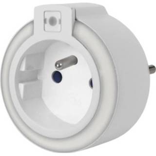 Nachtlamp wit kunststof Velleman Met Stopcontact 6,5 X 7,5 Cm 3680 W 5410329692124