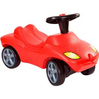 👉 Loopauto rood zwart kunststof Polesie Happy Car Junior 69 X 29 Cm Rood/zwart 4810344042255