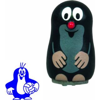 👉 Stempel zwart rood hout Detoa Mol Op Een Step 3,5 Cm Zwart/rood 8593547133222