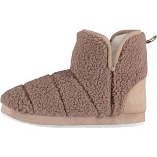 👉 Gebreide slof elastomeer textiel taupe vrouwen Apollo Sloffen Dames Elastomeer/textiel Mt 37-38 8719817832057