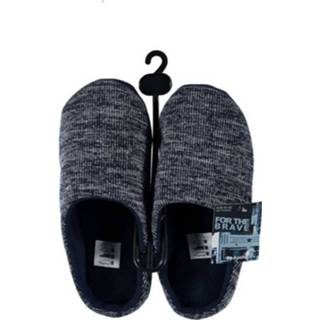 👉 Apollo Sloffen Heren Textiel/rubber Zwart Maat 45-46
