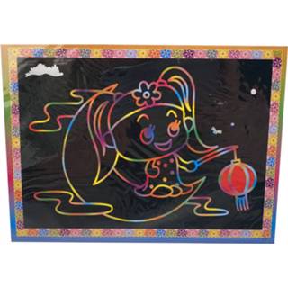 👉 Papier Lg-imports Kraskaart Maan Junior 13 X 17 Cm 2-delig 8720585056224