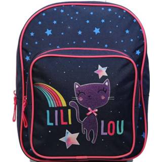 👉 Rugzak marineblauw polyester blauw Bagtrotter Lililou 23 X 31 8 Cm 4891320452688