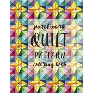 👉 Engels Patchwork Quilt Pattern Coloring Book 9781735449517