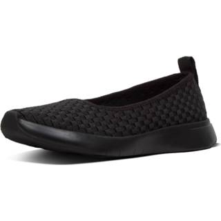 👉 Ballerina's veren vrouwen zwart FitFlop Stripknit™ ballerina 193286184004