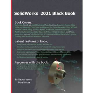 👉 Zwart engels SolidWorks 2021 Black Book 9781774590096