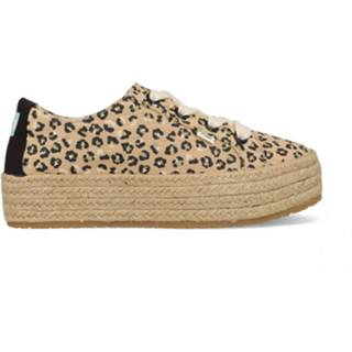 👉 Bruin canvas vrouwen Toms Cheetah Cassiah 10016308 maat