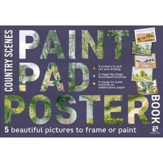 👉 Poster engels Paint Pad Book: Country Scenes 9781782217565