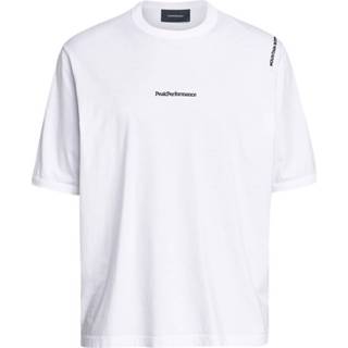 👉 Wit katoen s male Peak Performance M vibe 95 tee white 7333269230929