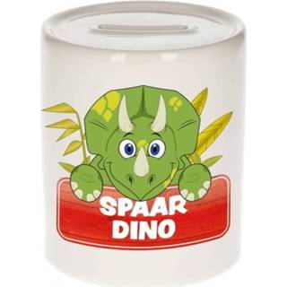 👉 Spaarpot keramiek multikleur kinderen Kinder met spaar dino opdruk - dinosaurus 8719538336377