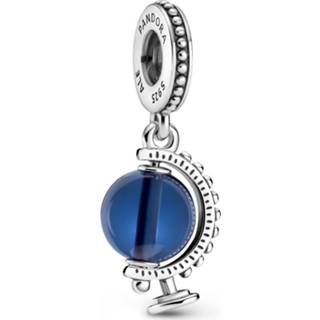 👉 Blauw zilverkleurig One Size array Pandora 799430C01 Hangbedel Blue Globe zilver-kristal zilverkleurig-blauw 5700302928594