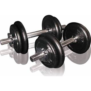 👉 Dumbbellset gietijzer Toorx 20 kg - met Koffer 8029975950341